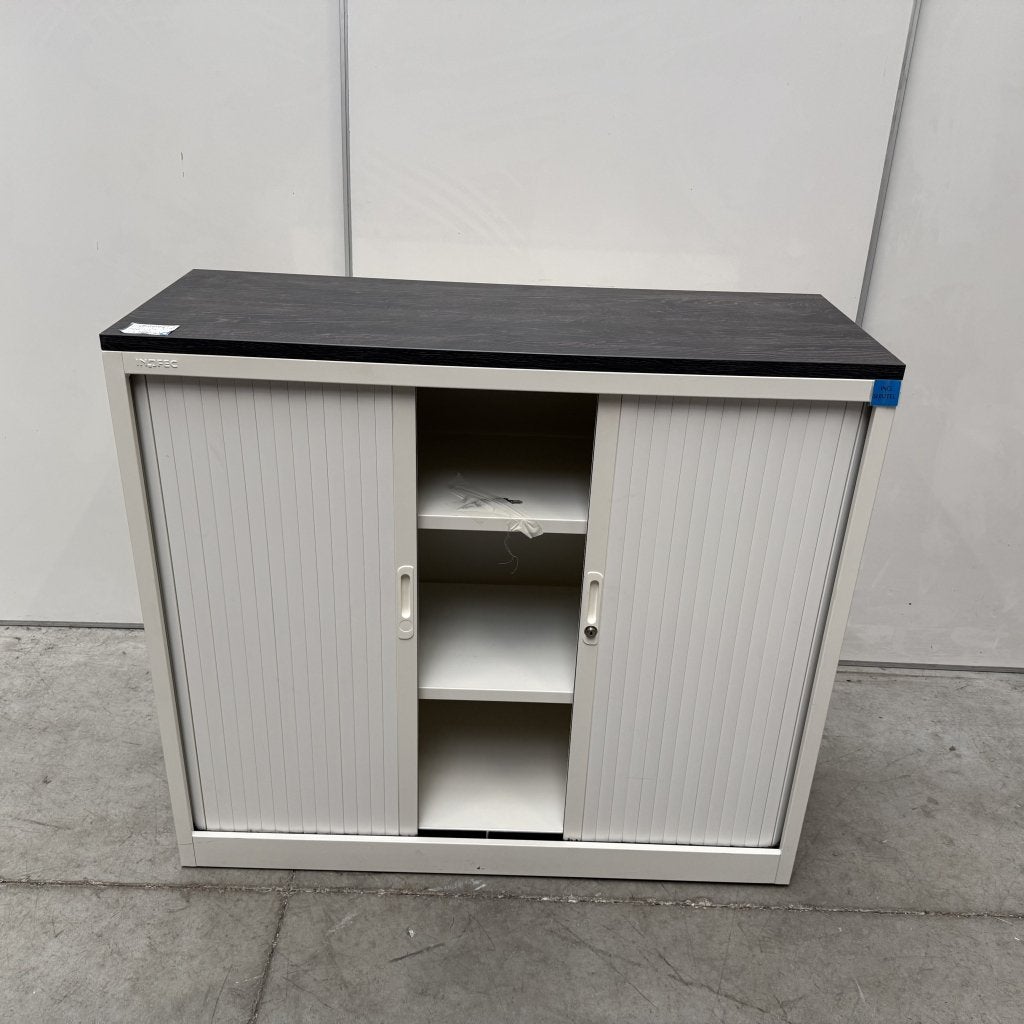 Inofec witte roldeurkast - 108x120x46 cm, Niet ingevuld, Gebruikt, Niet ingevuld, Niet ingevuld