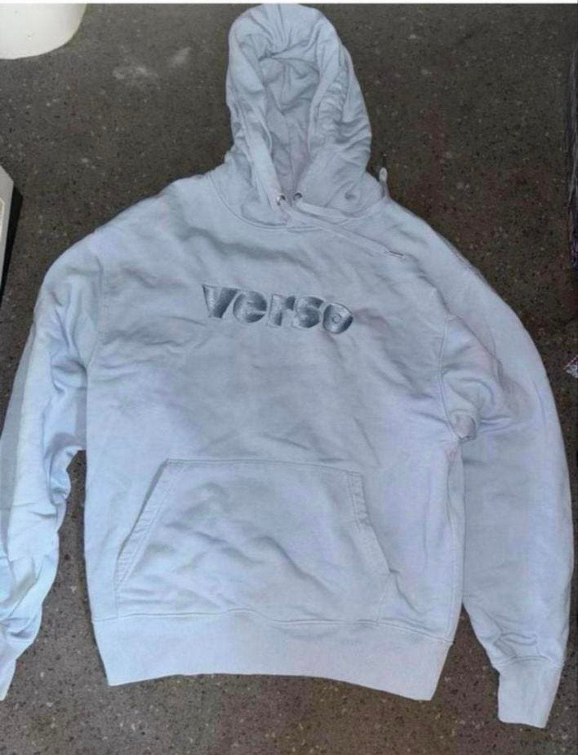 Verso sweater hoodie maat L, Ophalen of Verzenden, Maat 52/54 (L), Blauw