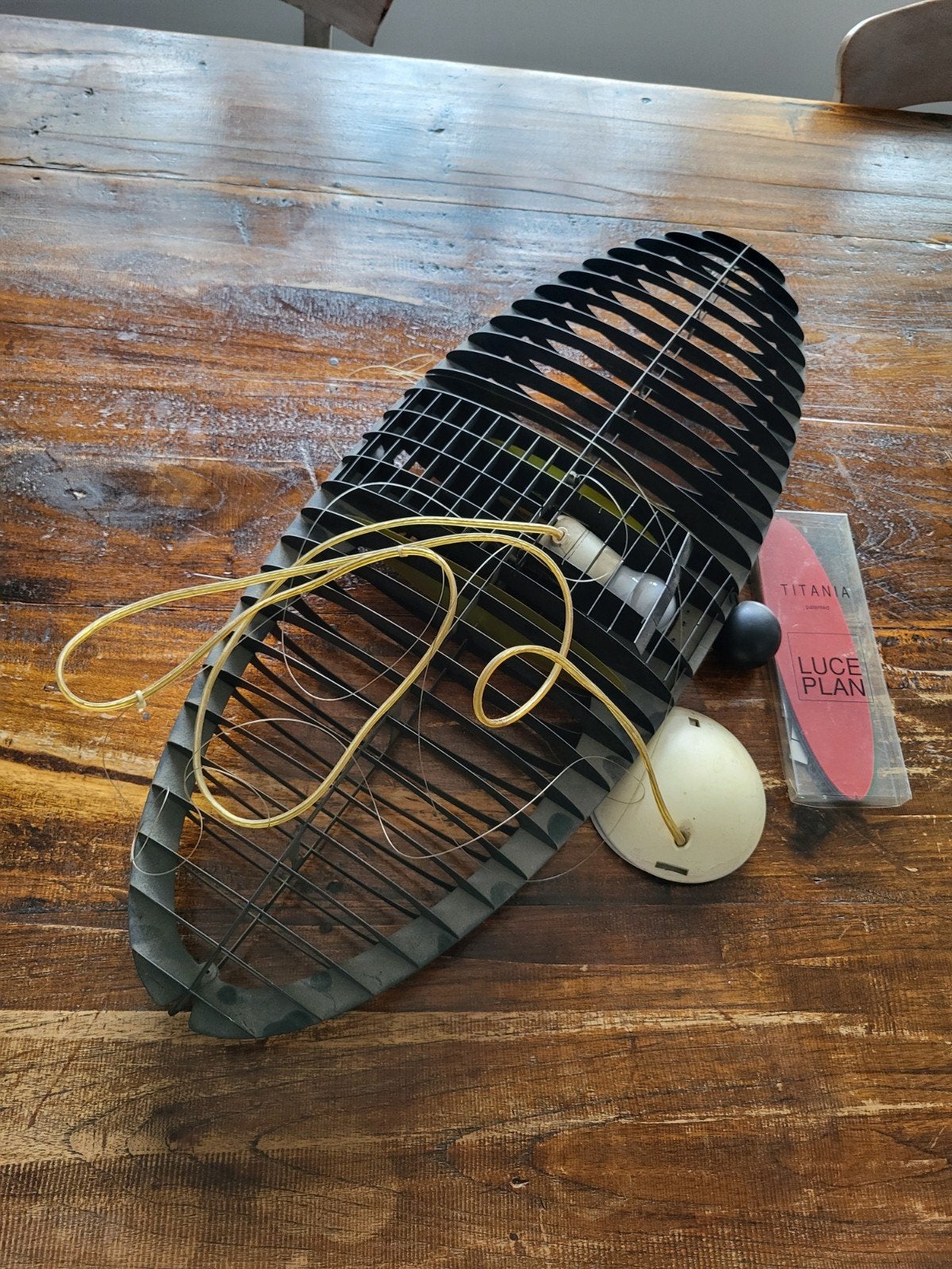 Luceplan Titania hanglamp met kleurenfilters, Ophalen, E27 (groot), Metaal, Gebruikt