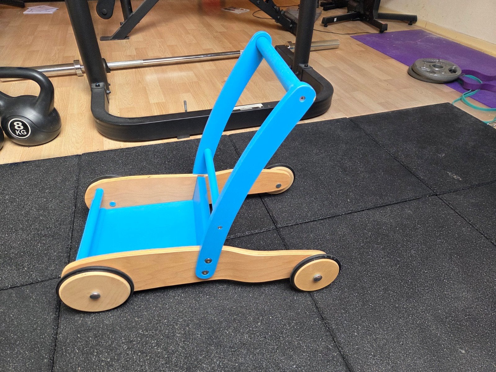 Gratis houten loopwagentje - prima voor 2e ronde, Ophalen, Gebruikt, Overige typen, Met wieltjes
