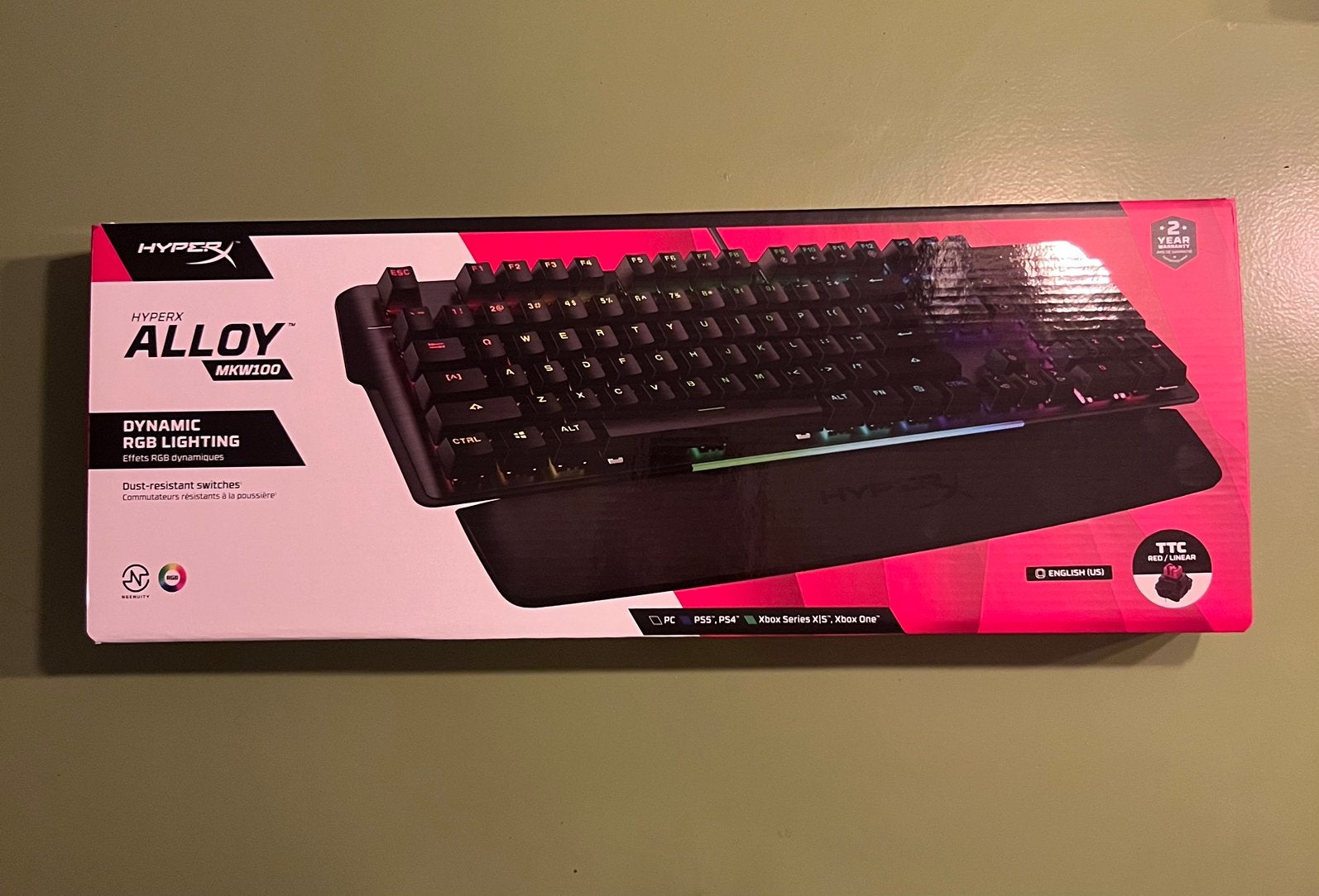 HyperX Alloy MKW100 gaming toetsenbord - nieuw, ongebruikt, Computers en Software, Toetsenborden, Gaming toetsenbord, Ophalen of Verzenden