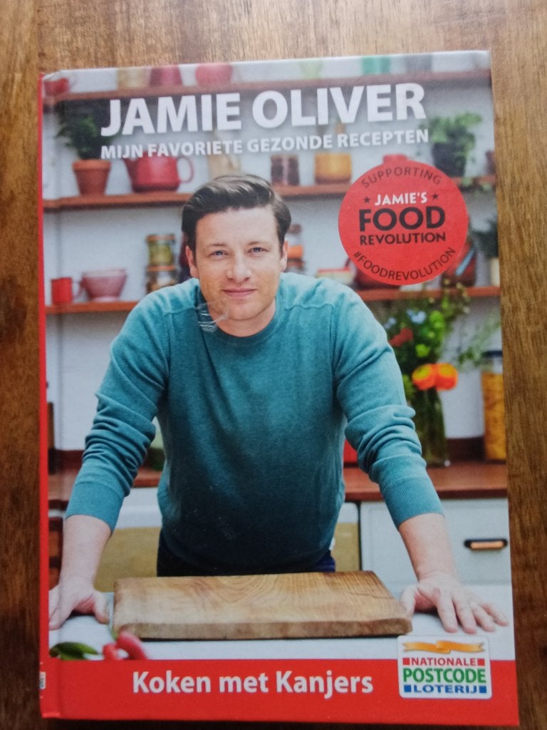 Boek Jamie Oliver - Mijn favoriete gezonde recepten, Ophalen, Zo goed als nieuw, Overige gebieden