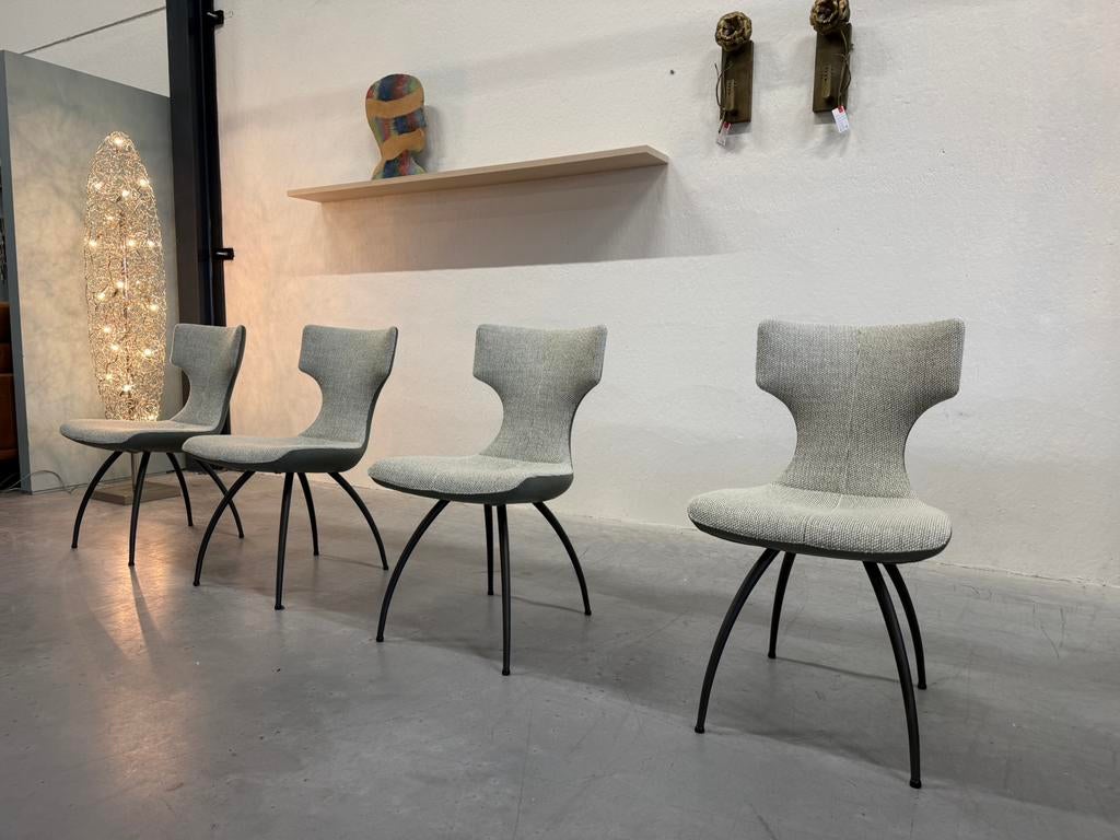 4 Nieuw Leolux Callas Artisan eetkamerstoel Design stoel, Huis en Inrichting, Stoelen, Leolux, Overige kleuren, Nieuw, Ophalen of Verzenden