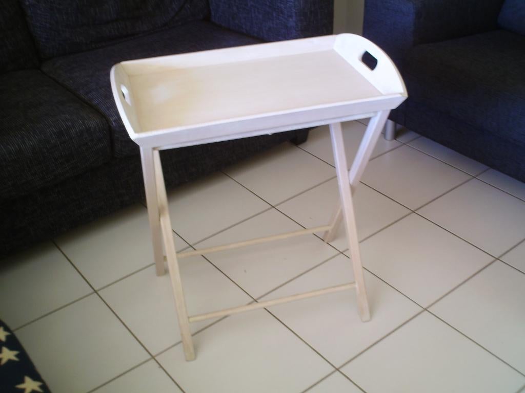 Wil je een witte of mahonie butler-tray? Wel NIEUW !!, Ophalen
