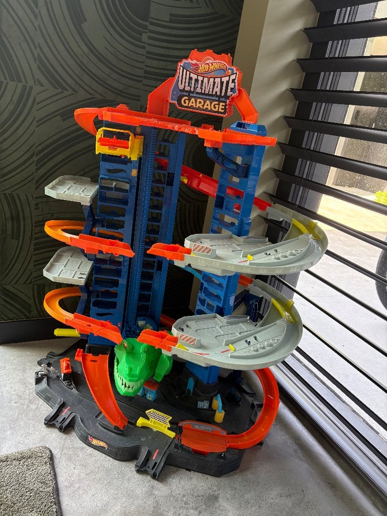 Hotwheels garage, Ophalen, Gebruikt, Handmatig, Hot Wheels