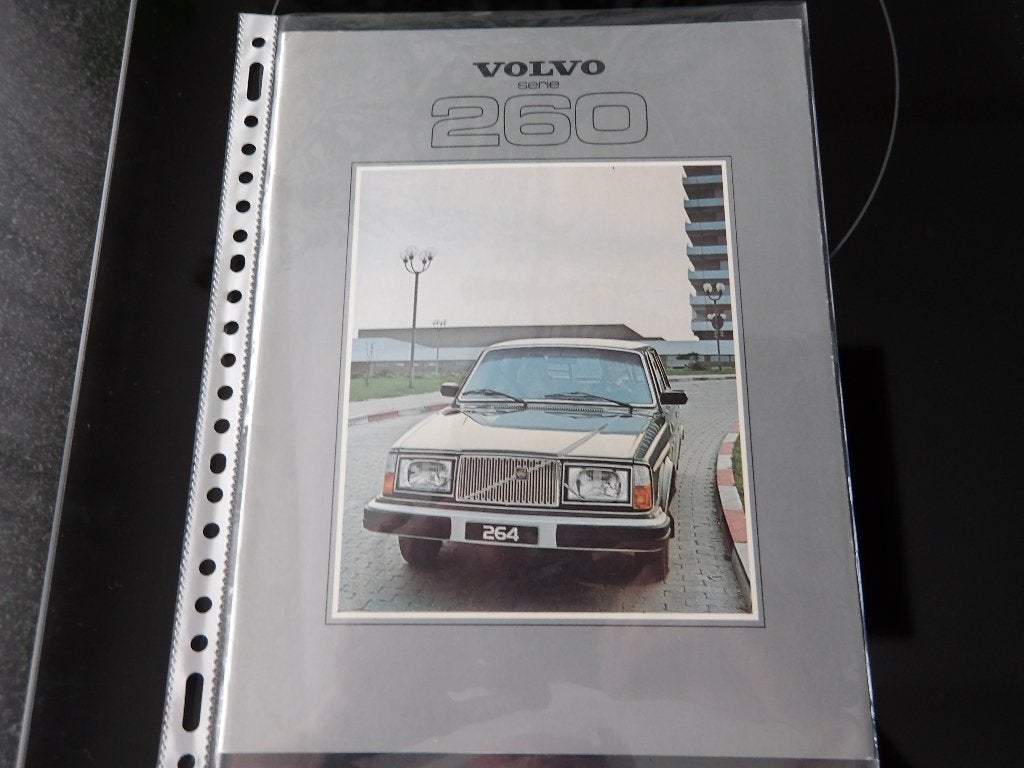 Volvo Serie 260 Brochure - Origineel, Ophalen of Verzenden, Zo goed als nieuw, Volvo