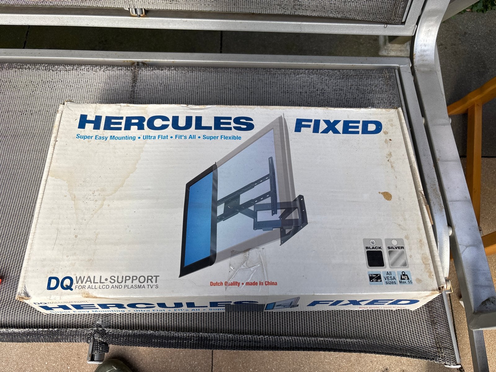 Hercules DQ Wall Support - Vaste TV Muurbeugel, Ophalen of Verzenden, Nieuw