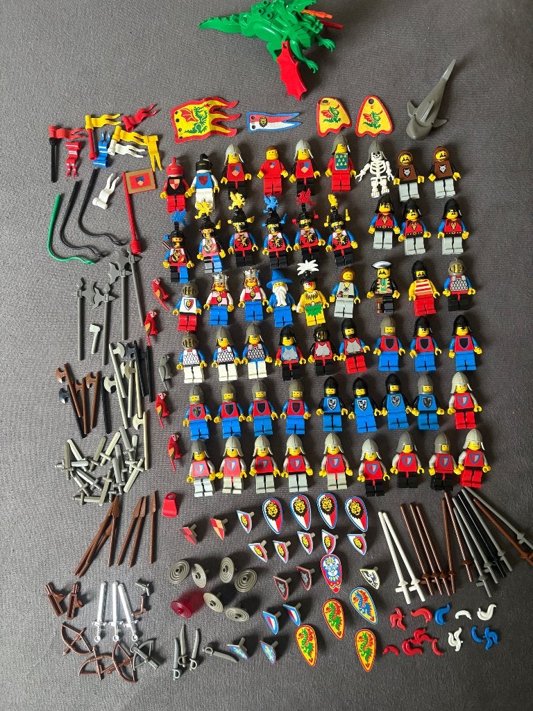 Lego ridder minifiguren, Ophalen of Verzenden, Gebruikt, Minifiguur, Lego