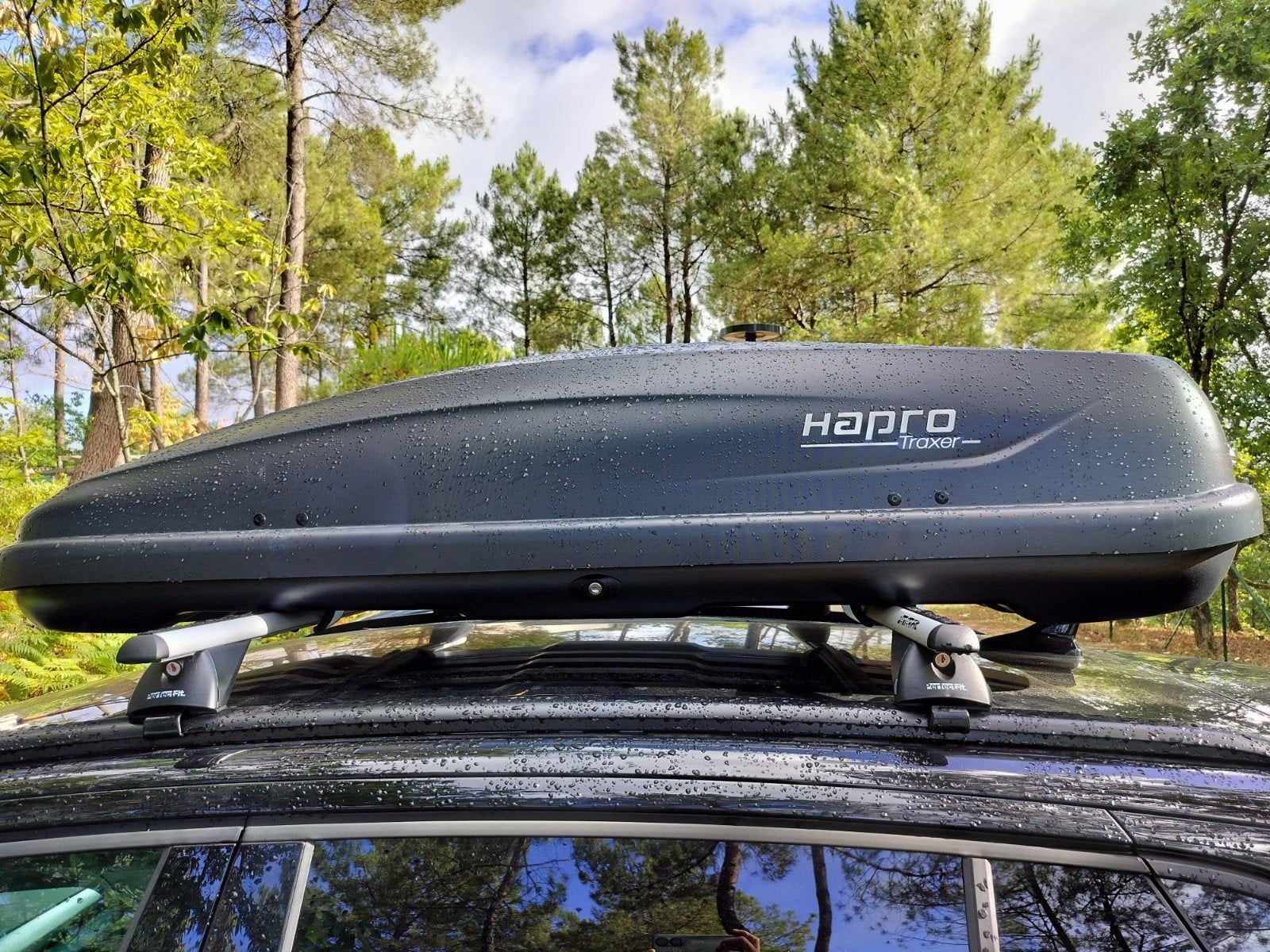 Te huur: Hapro Traxer 5.6 dakkoffer, Auto diversen, Dakkoffers, Ophalen