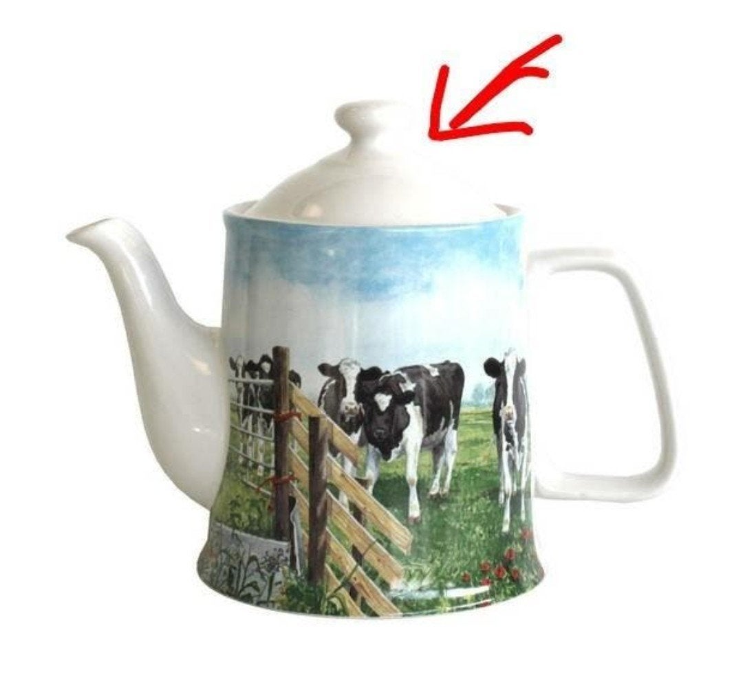 Wiebe van der Zee Theepot  (zonder deksel), Overige merken, Keramiek, Landelijk/Boerenbont, Nieuw
