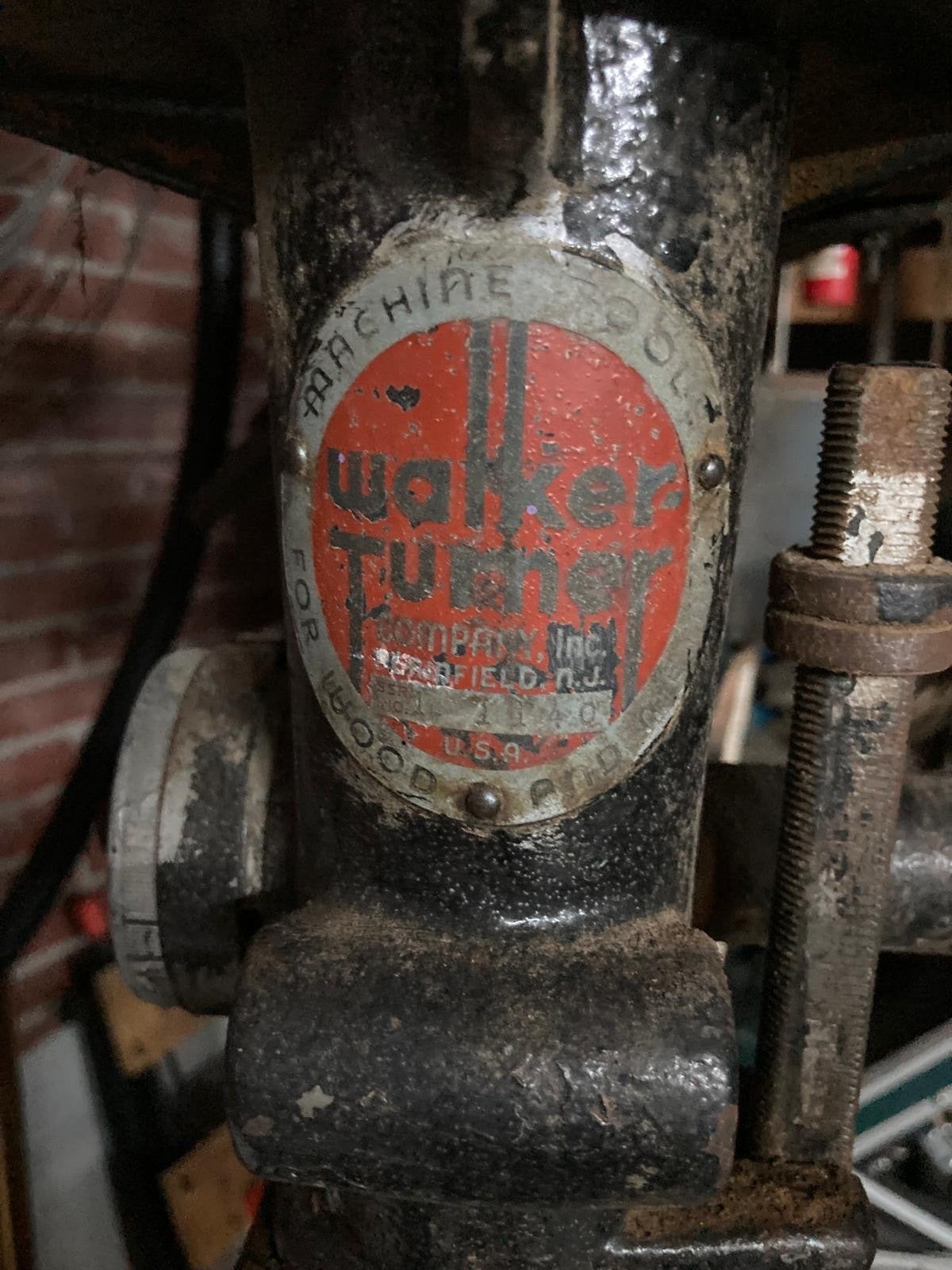 Vintage Walker Turner Kolomboormachine, Doe-het-zelf en Verbouw, Ophalen, Gebruikt, Kolomboormachine