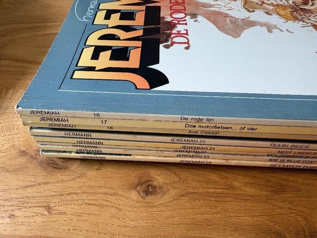 Jeremiah - deel 16 t/m 25 in eerste druk, Meerdere stripboeken, Ophalen of Verzenden, Zo goed als nieuw