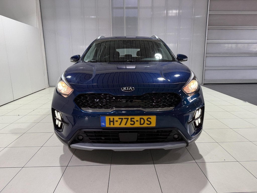 Kia Niro 1.6 GDi Hybrid DynamicLine Apple Carplay/Android Au, Auto's, Kia, Gebruikt, Euro 6, 2 kWh, Blauw