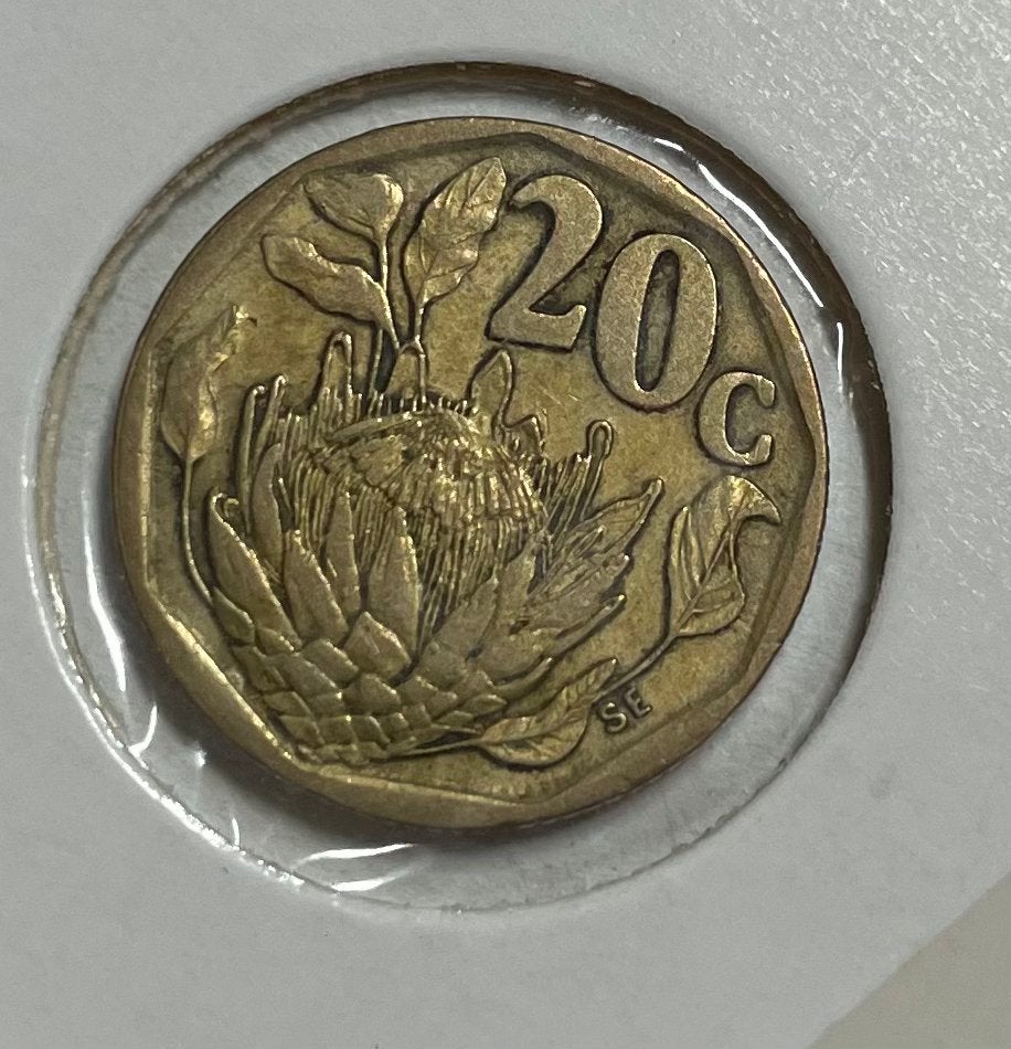 20 cent Zuid Afrika 1993, Ophalen of Verzenden