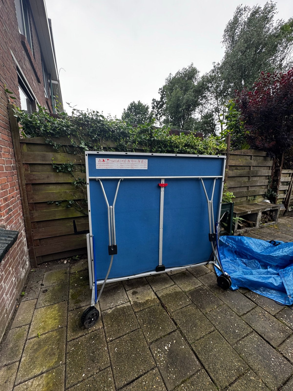 Cornilleau Hobby 140 Indoor Tafeltennistafel met hoes, Sport en Fitness, Tafeltennis, Ophalen, Gebruikt, Tafel Indoor, Inklapbaar