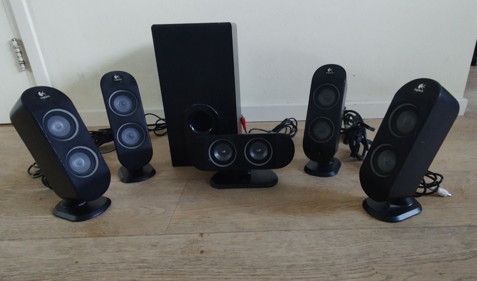 Logitech X-530 Dolby 5.1 Surround Systeem voor PC, Ophalen, Gebruikt, Overige typen, Overige merken
