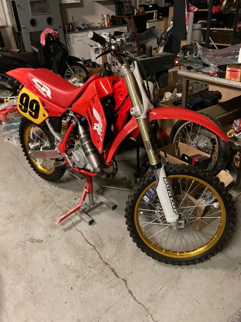 Honda RC50 met een nsr blok 18pk voor de brommercross mx 50, Ophalen, Zo goed als nieuw, Honda