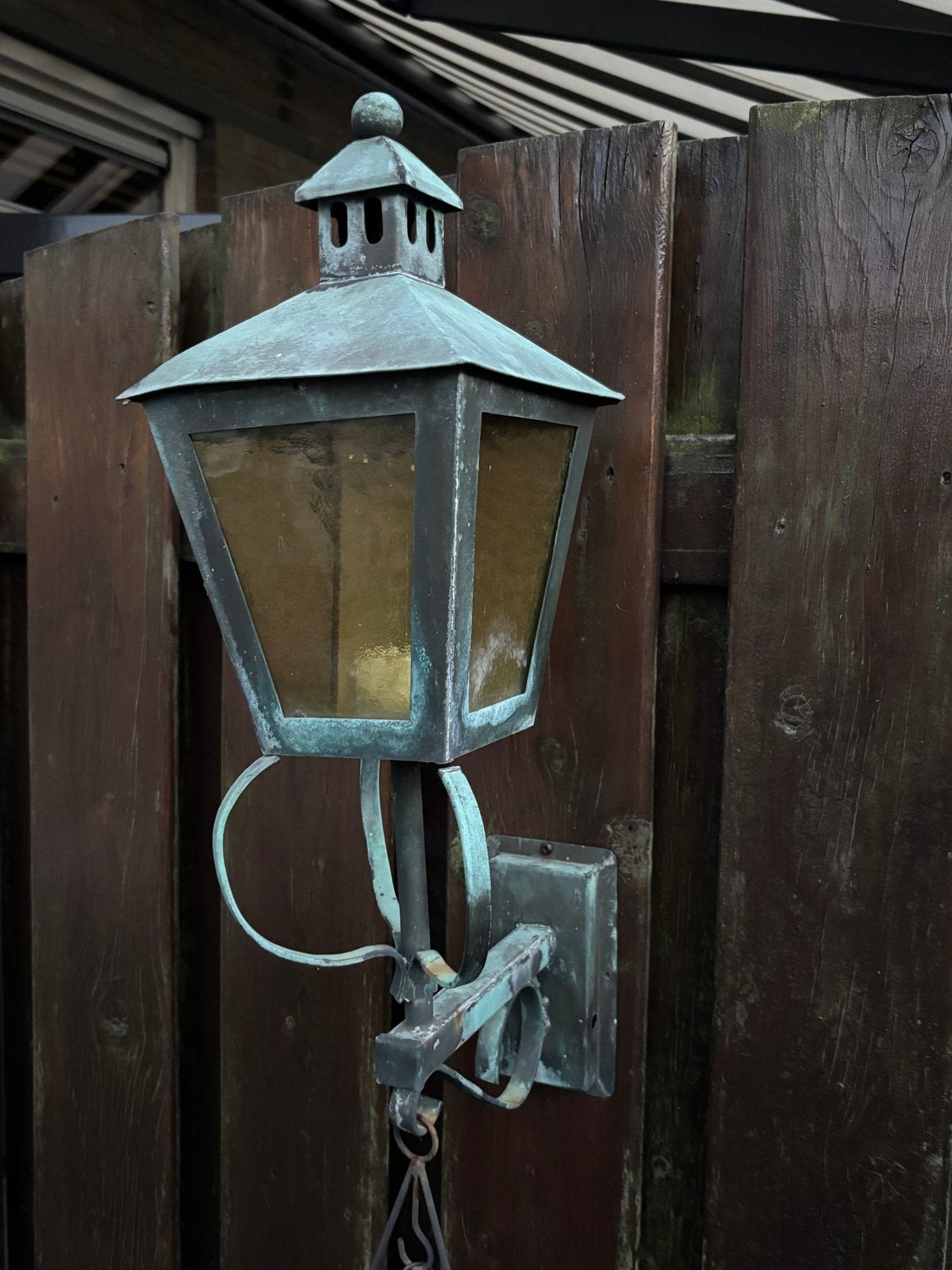 Koperen Buitenlamp - Klassiek Design, Ophalen