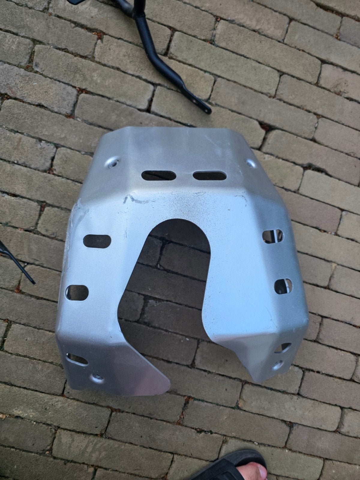Carterbescherming / Skidplate voor Moto Morini Xcape 650, Ophalen of Verzenden, Gebruikt