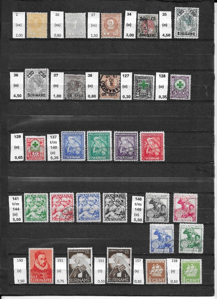 Suriname (zegels), Postzegels en Munten, Ophalen of Verzenden, Postfris