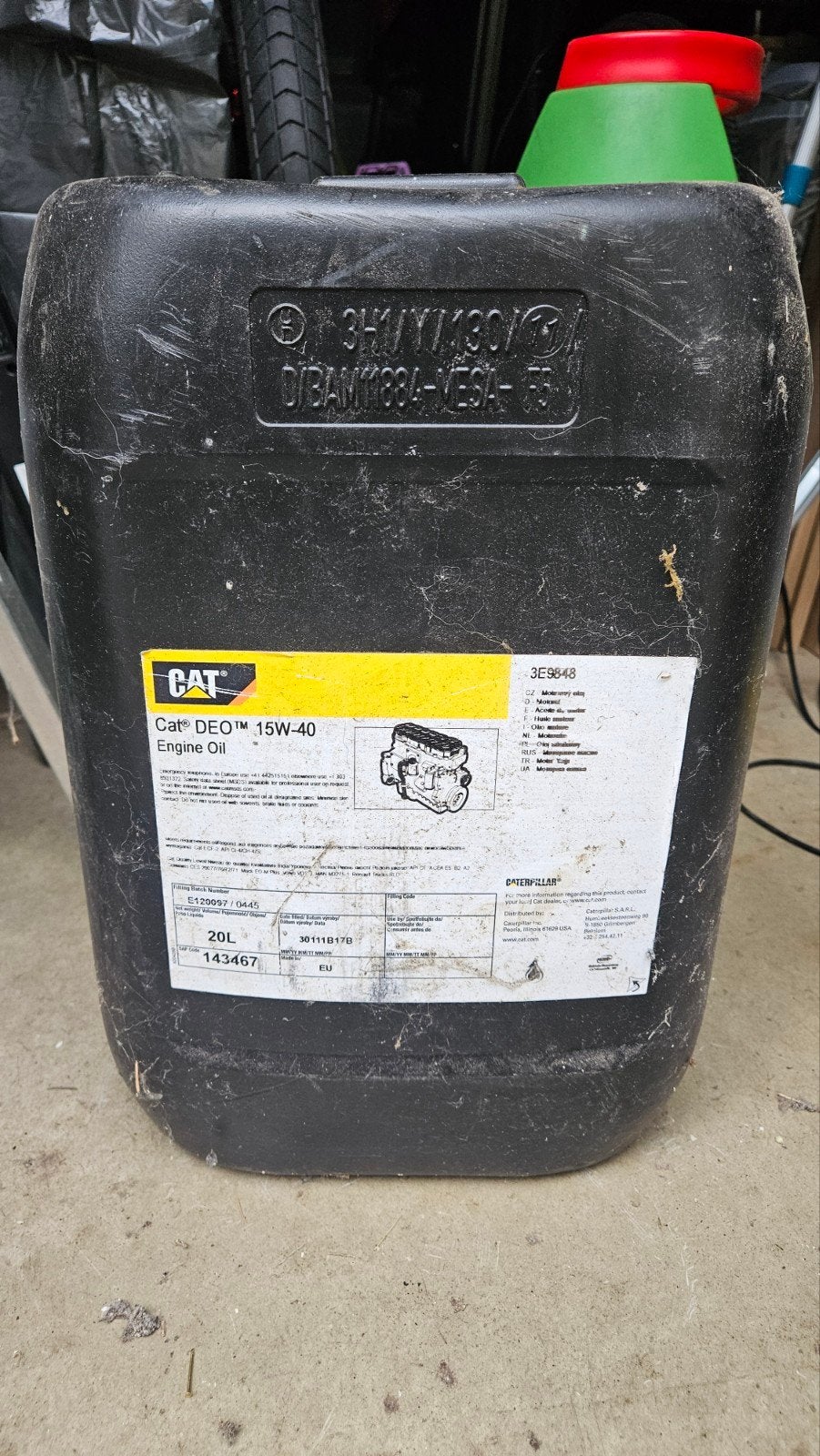 Caterpillar olie 20L NOS niet geopend, Ophalen of Verzenden