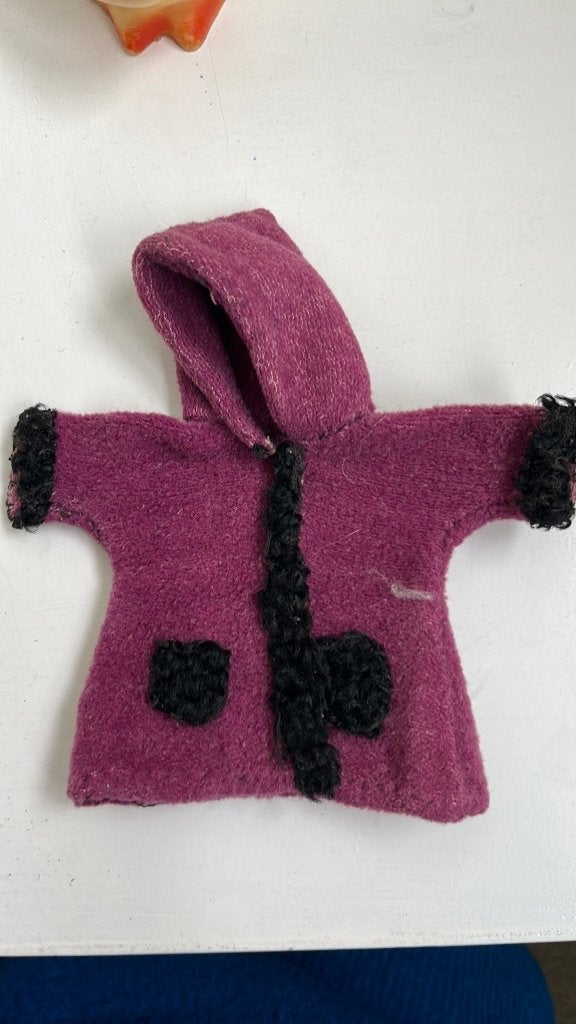 Antiek jasje voor antiek popje.poppen jas, Antiek en Kunst, Ophalen of Verzenden