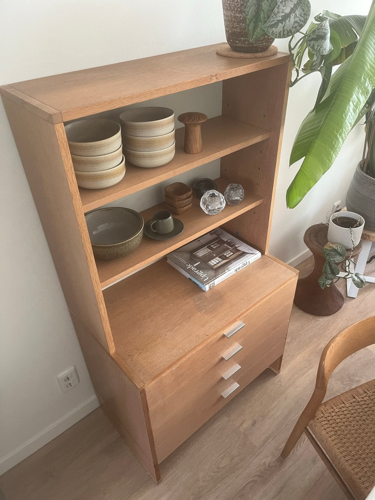Pastoe design kast hout lades boekenkast Cees Braakman, Ophalen, Gebruikt, Pastoe, 100 tot 150 cm