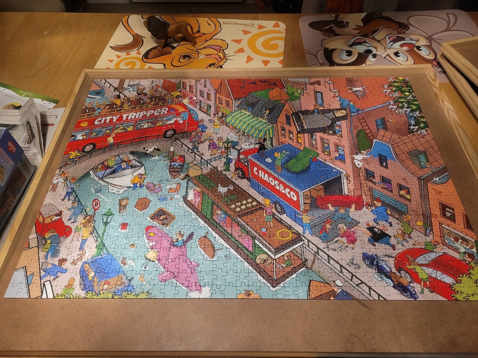 Goliath That's Life City Edition Amsterdam 1000 stukjes, Ophalen of Verzenden, 500 t/m 1500 stukjes, Zo goed als nieuw, Legpuzzel