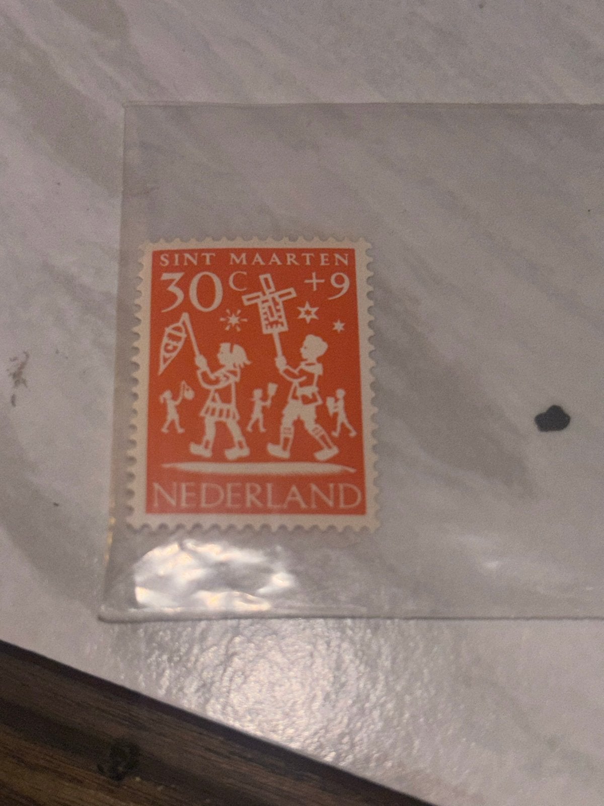 Sint Maarten postzegel 30c + 9 Nederland, Postzegels en Munten, Ophalen of Verzenden, Na 1940, Postfris