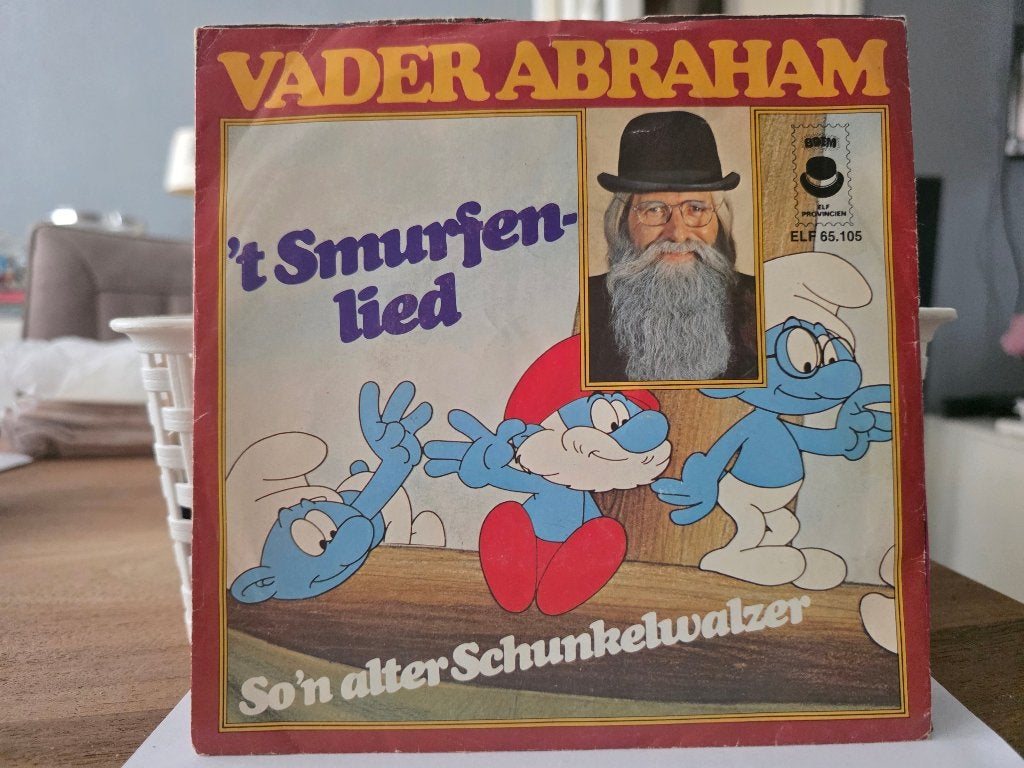 7" Single Vader Abraham - 't Smurfenlied / So'n Alter Schunk, Cd's en Dvd's, Gebruikt, 7 inch, Ophalen of Verzenden, Overige typen