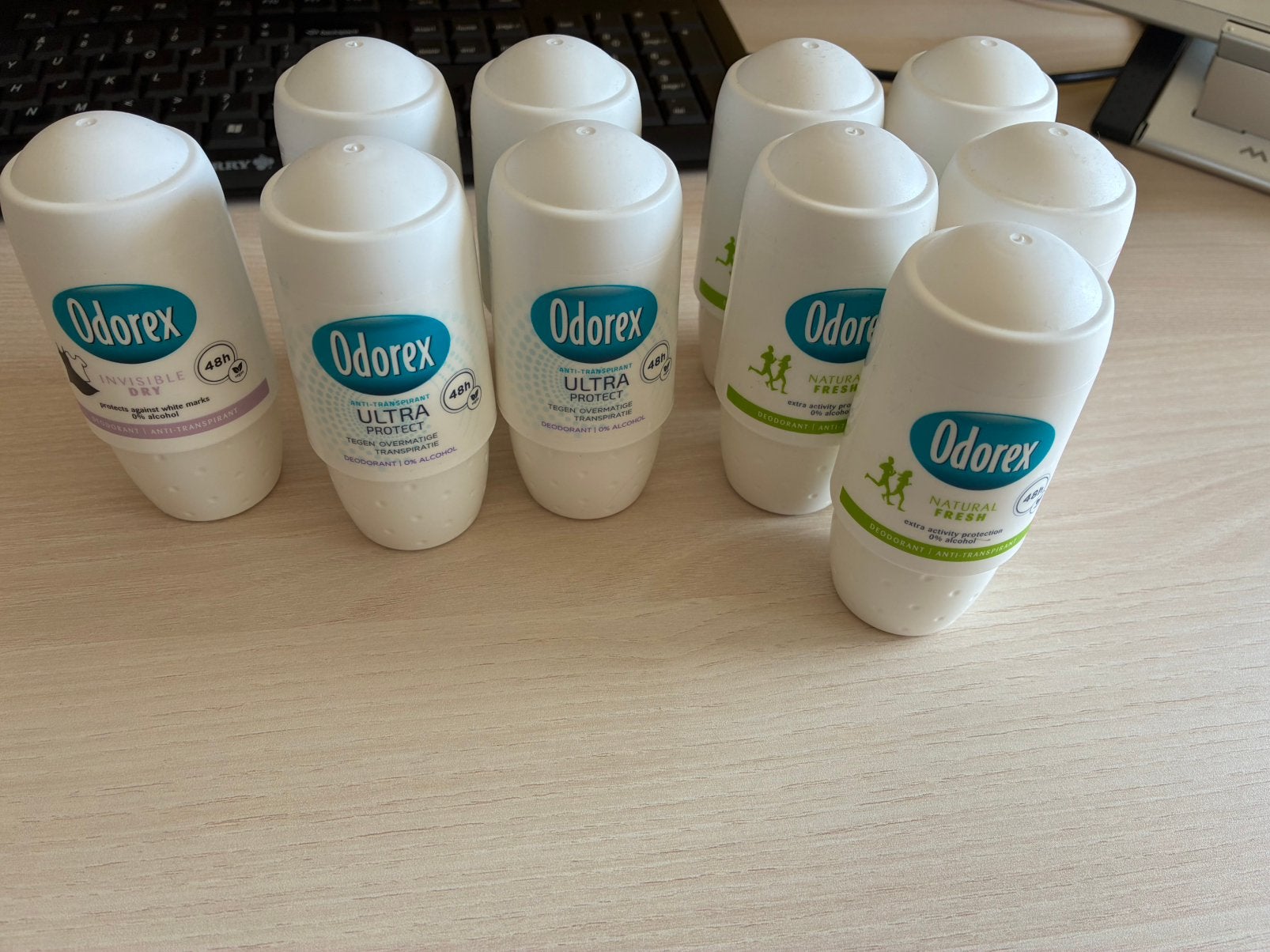 10 nieuwe Odorex deoderant rollers, scherp geprijsd, Ophalen of Verzenden, Nieuw, Deodorant of Bodyspray