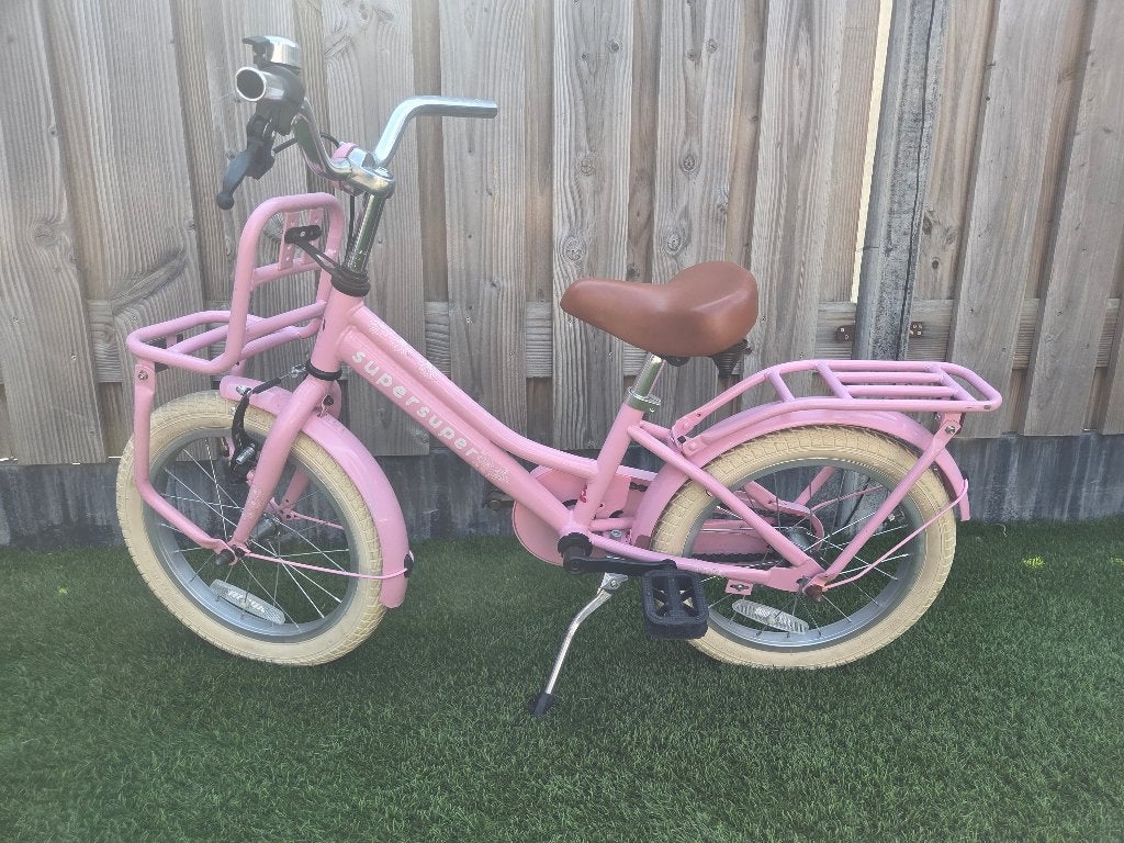 Meisjes fiets, Ophalen, Gebruikt, Terugtraprem, 16 inch