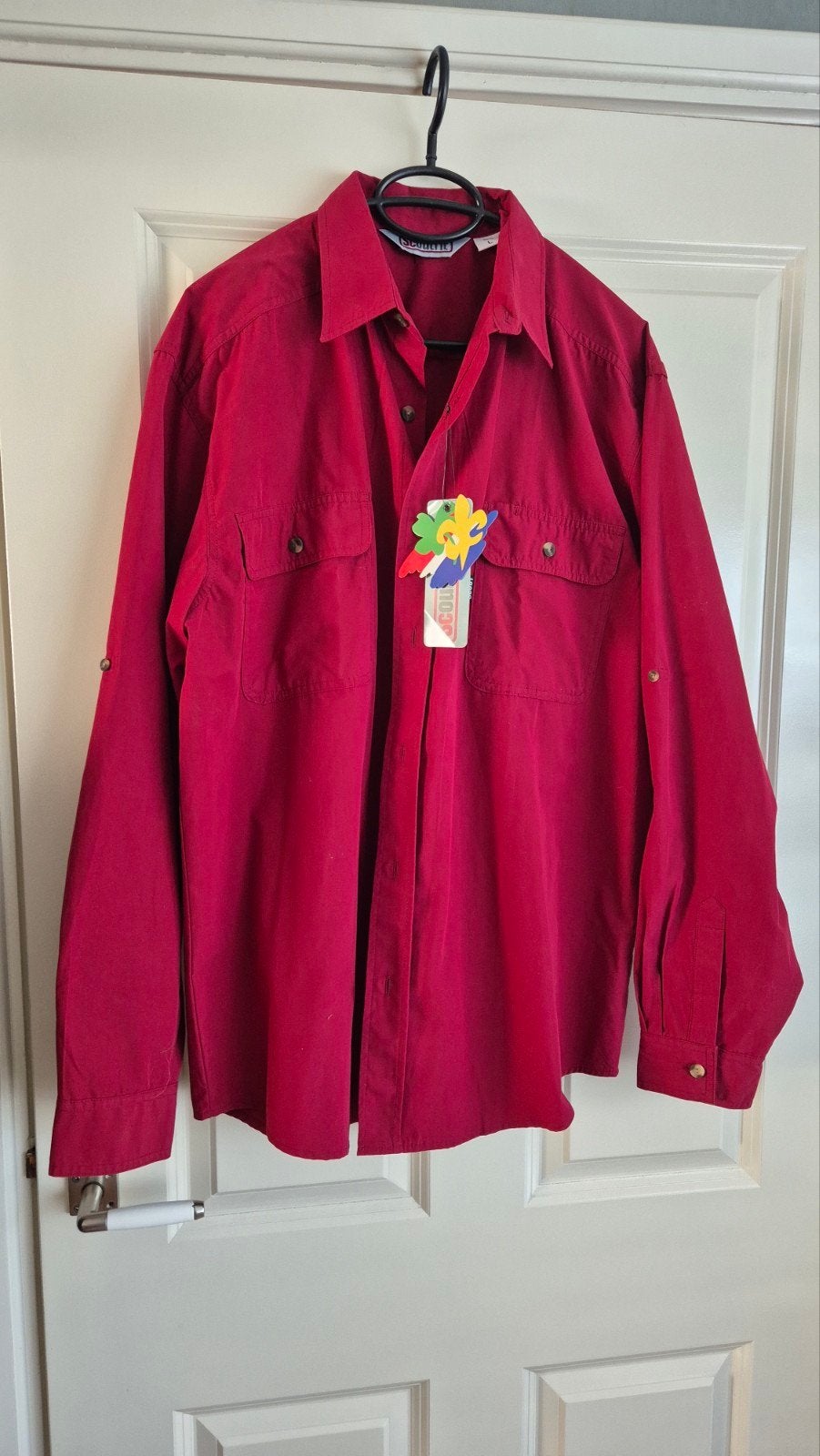 Nieuwe Scouting Blouse Unisex Maat L Brique, Ophalen of Verzenden, Nieuw, Rood, Scoutfit