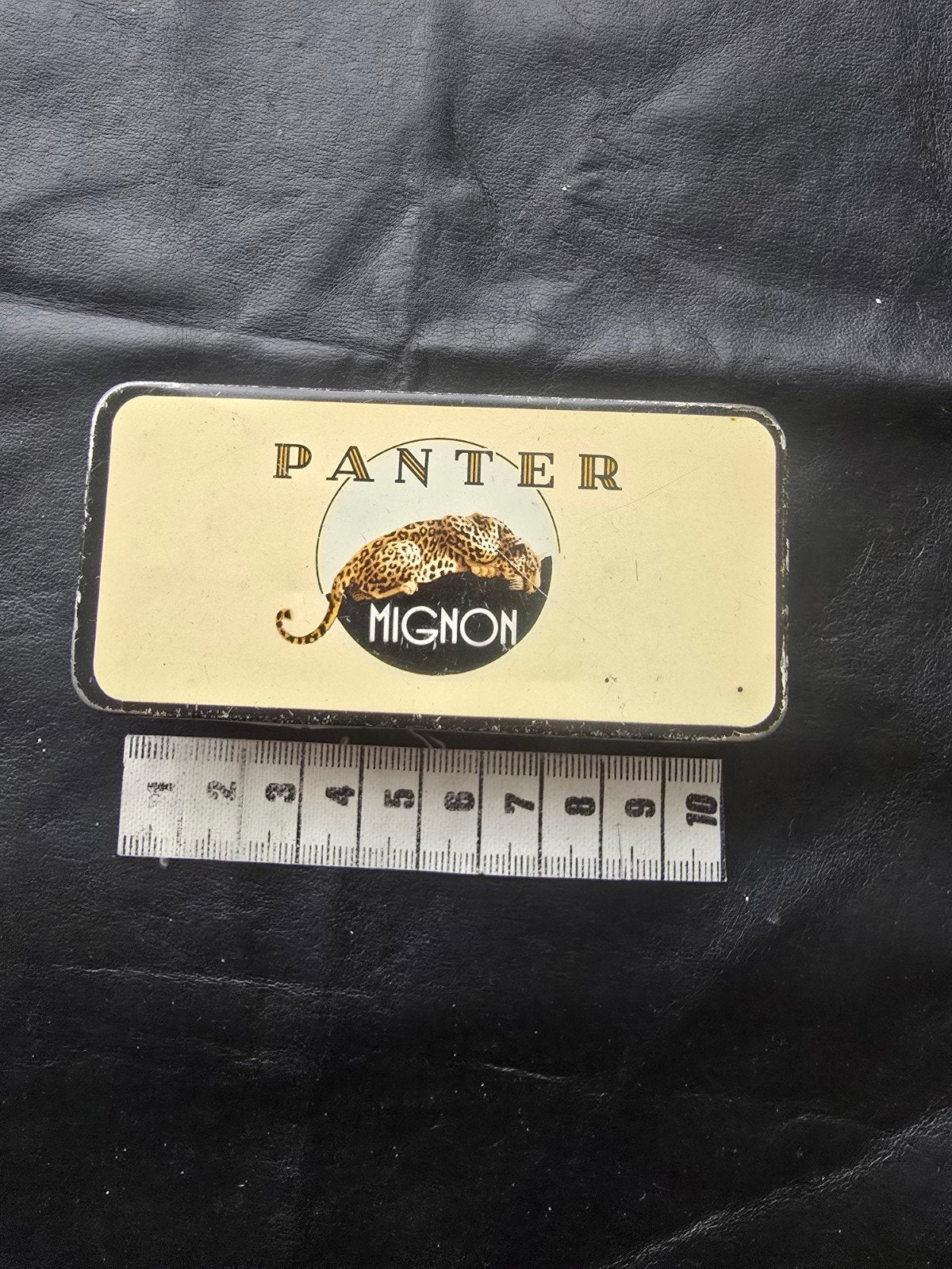 Vintage Panter Mignon Sigarenblikje - H. & J. van Schuppen, Verzamelen, Ophalen of Verzenden, Gebruikt, Overige, Overige merken