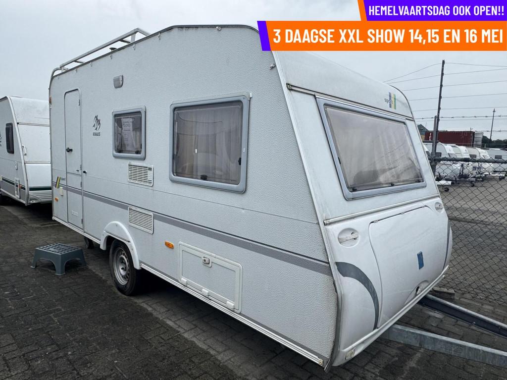 Knaus - HEMELVAART OPEN! RUIM 200 CARAVANS OP VOORRAAD, Caravans en Kamperen, Serviceluik, Bedrijf, 750 - 1000 kg, 6 tot 7 meter