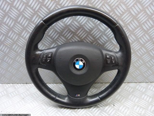 M Sportstuur BMW 1-serie E87 E91 E92 E81 enz leder, Gebruikt, Ophalen of Verzenden, BMW, BMW