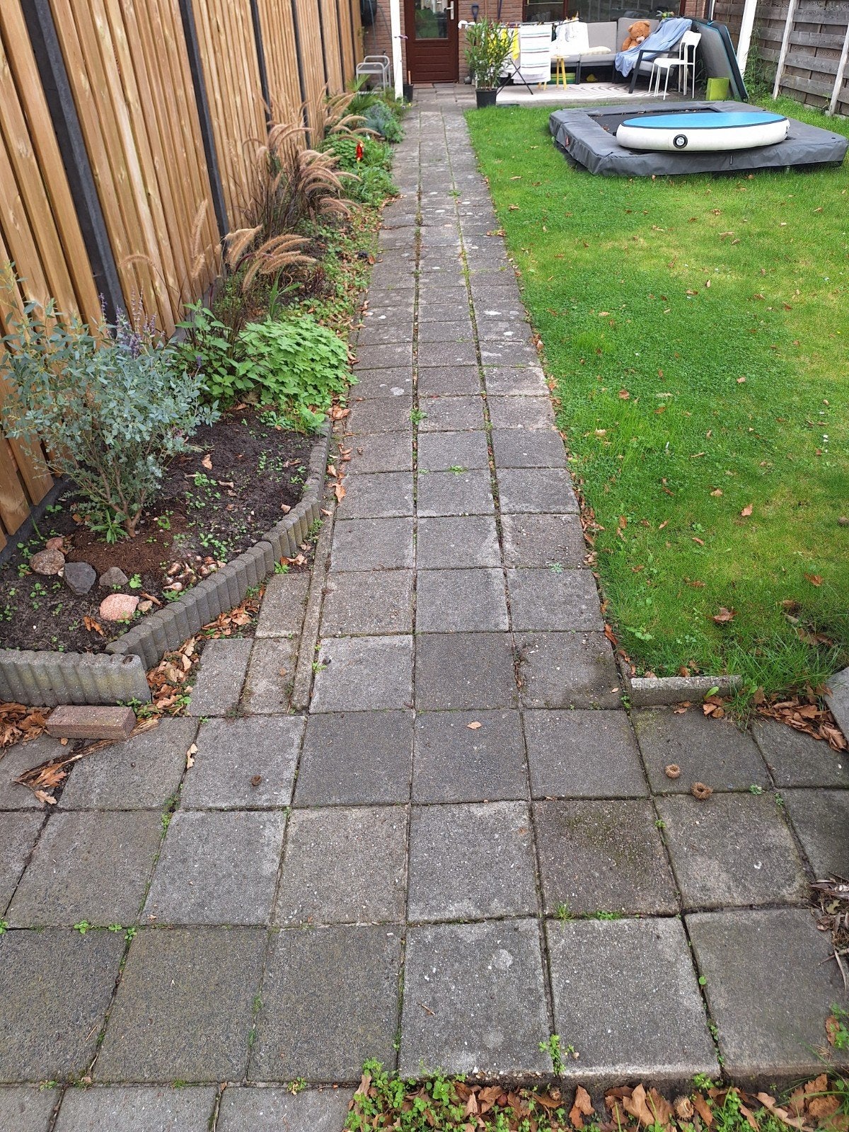 Gebruikte terrastegels 30 x30 cm voor tuinpad of terras, Tuin en Terras, Ophalen, Gebruikt, 10 m² of meer, Beton