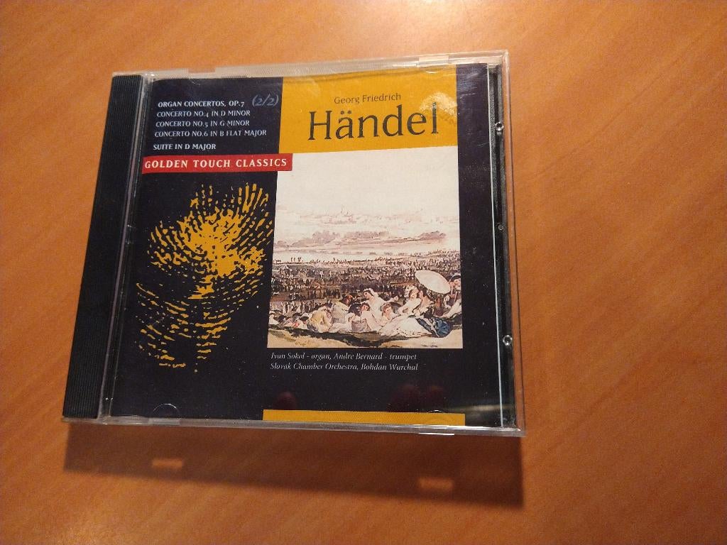 CD Georg Friedrich Handel - Organ Concertos, Ophalen of Verzenden, Barok, Zo goed als nieuw, Overige typen