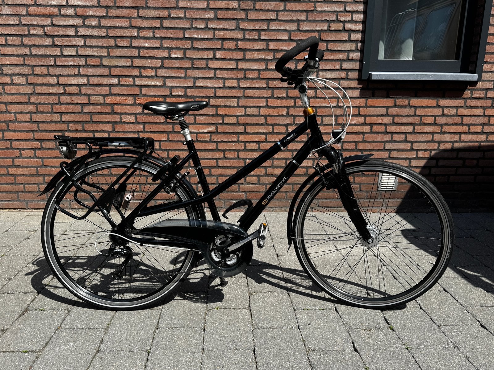 Sparta  sportfiets met Deore afmontage en Continental banden, 28 inch, Gebruikt, Velgrem, Ophalen