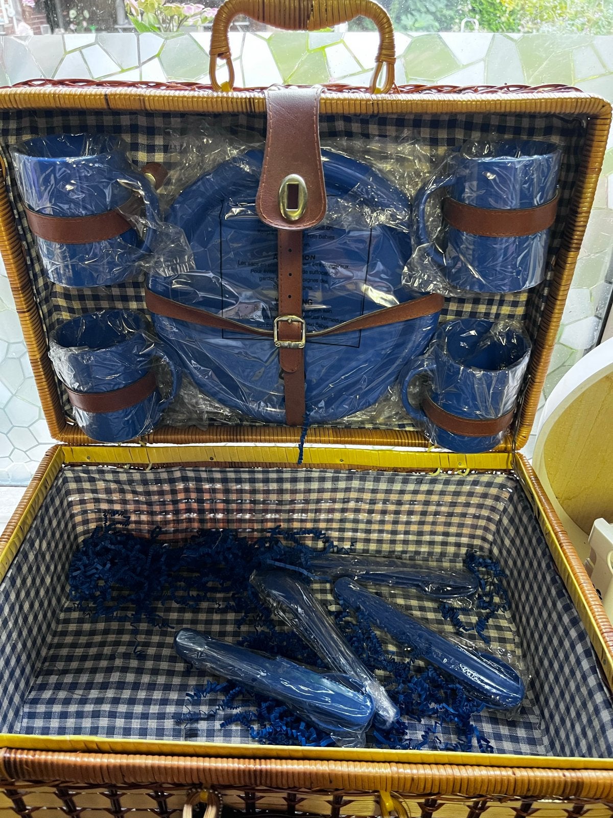 Retro Picknickmand - Nieuw in Verpakking, Ophalen of Verzenden, Nieuw, Zonder inhoud