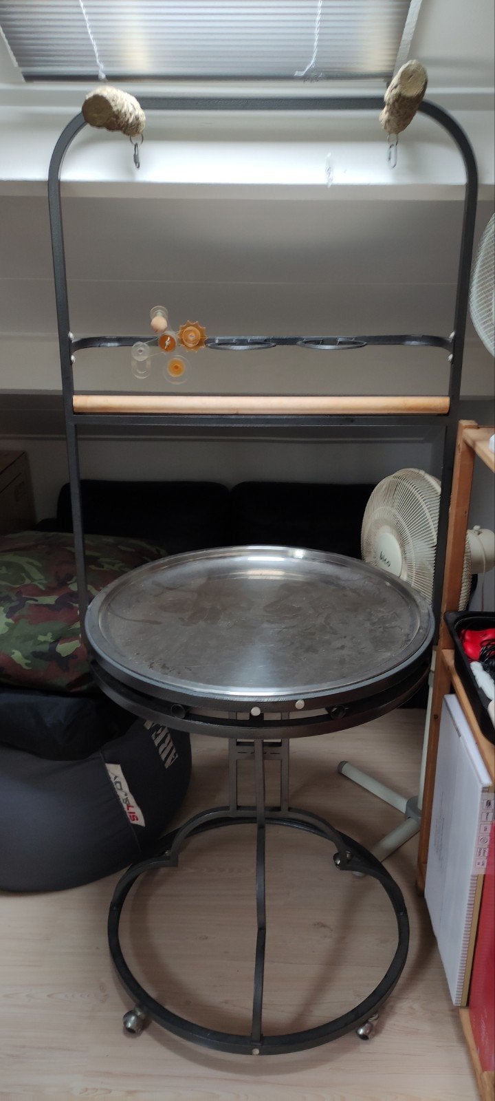 Papegaaien play standaard Montana New Starlight, Dieren en Toebehoren, Vogels | Hokken en Kooien, Ophalen, Metaal, Vogelkooi
