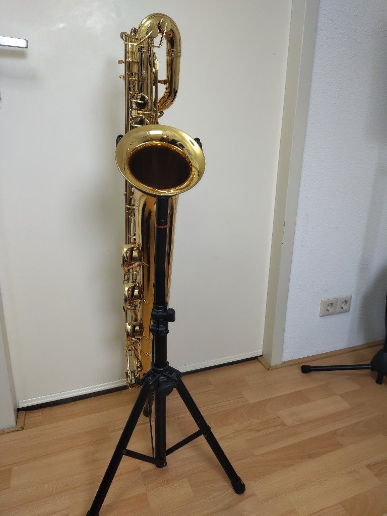Baritonsaxofoon Jupiter JBS593, Ophalen, Gebruikt, Bariton, Met koffer