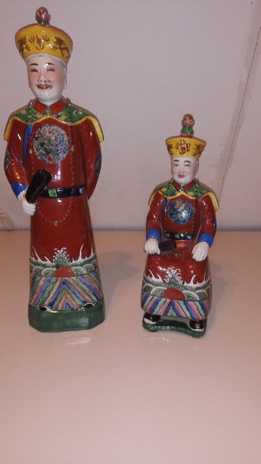 2 Chinees Keizerlijke beelden, Ophalen of Verzenden