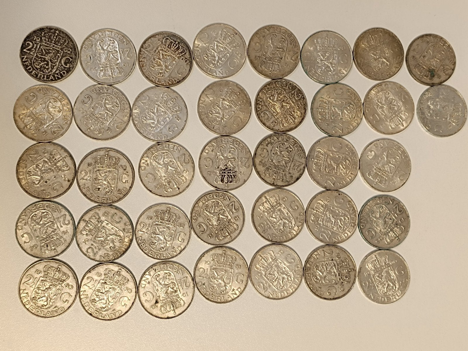 37 zilveren 2,5gld, Ophalen of Verzenden, Koningin Beatrix, 10 gulden