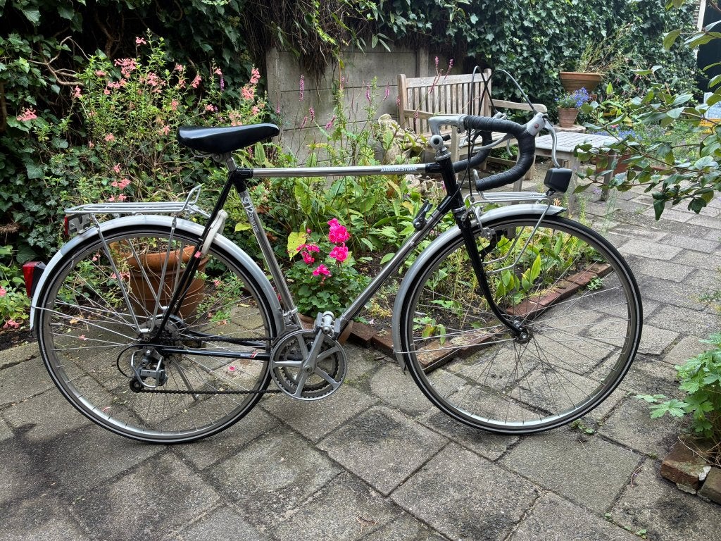 Toer-sportfiets Bridgestone, Gebruikt, 10 tot 15 versnellingen, Overige maten, 57 tot 61 cm