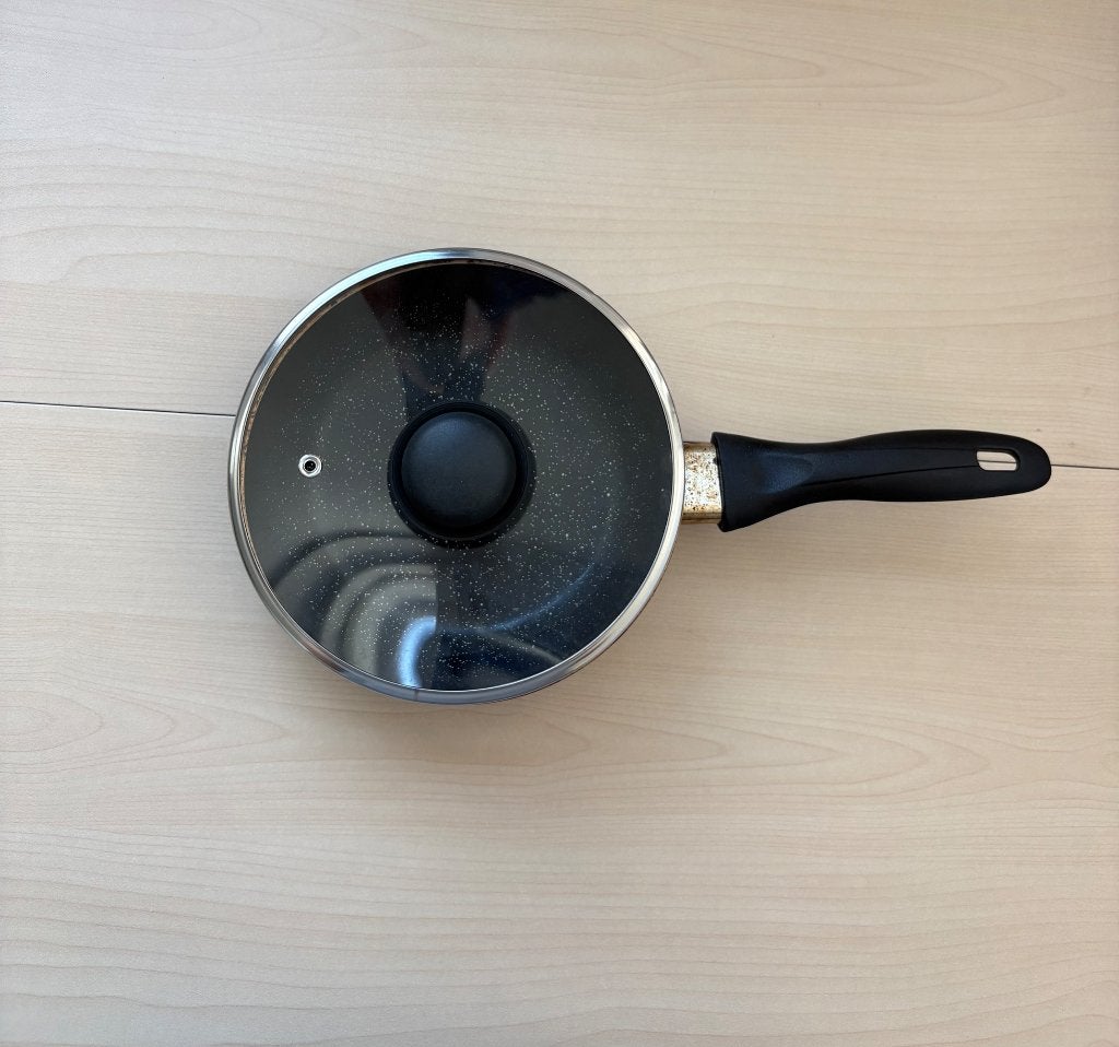 Koekenpan 15cm, Koekenpan, Gebruikt, Met deksel, Ophalen of Verzenden