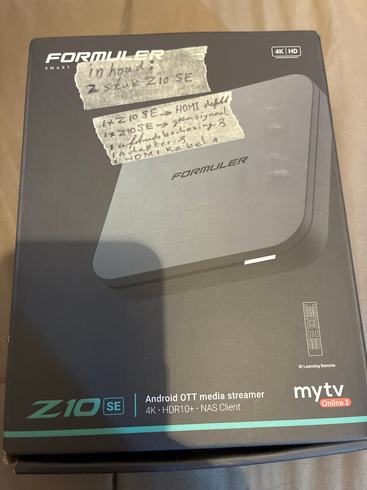 2x Formuler Z10 SE mediaspeler (defect) met accessoires, Verzenden, Zonder harde schijf, Niet werkend, Info@formuler.tv