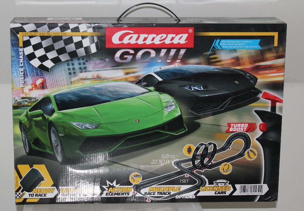 ZGAN Carrera Go racebaan Lamborghini + springschans, Racebaan, Carrera, Ophalen of Verzenden, Zo goed als nieuw