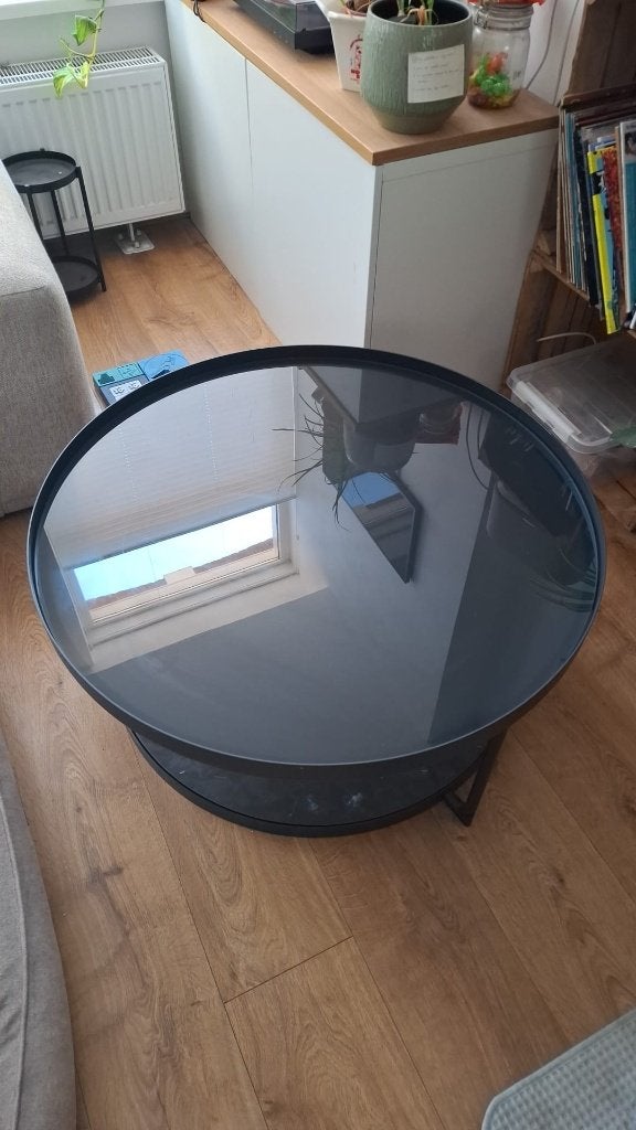 Salontafel, Ophalen, 50 tot 100 cm, Rond, 50 tot 100 cm