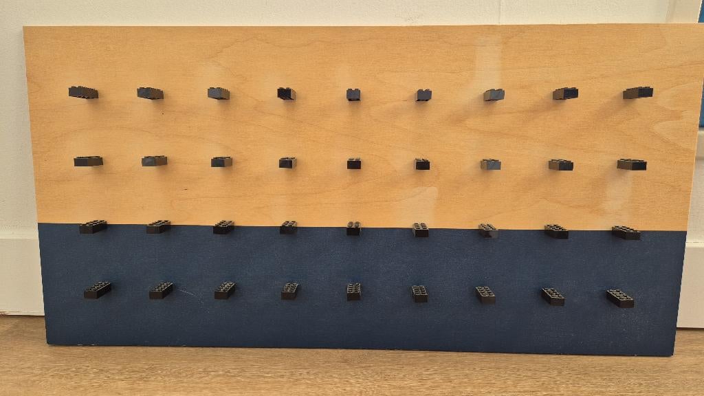 Lego mini figures bord, Ophalen, Gebruikt